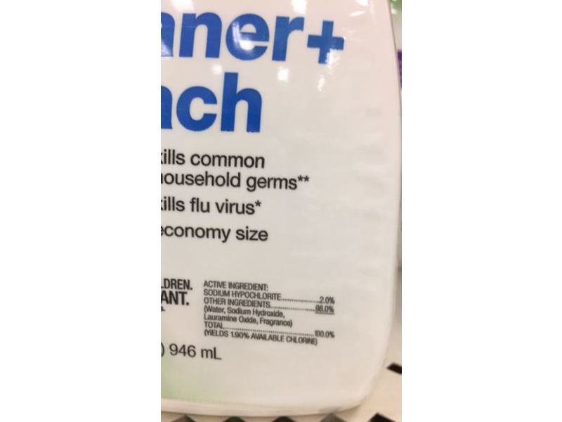 Up & Up Cleaner + Bleach, 32 fl oz/946.2 mL