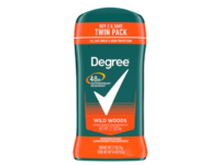 Degree Essential Protection Antiperspirant Deodorant, Wild Woods, 2.6 oz/74 g, Pack Of 2 - thumbnail 1