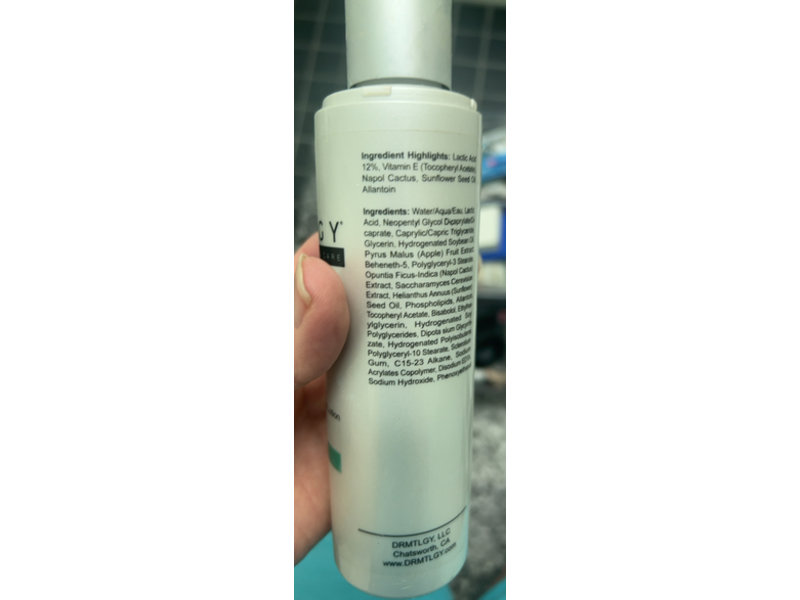 Drmtlgy Anti-Aging Exfoliating Body Lotion, Lactic Acid, 6.9 oz/196 g