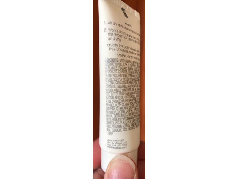 Kristin Ess Weightless Shine Air Dry Creme, 0.9 fl oz/27 mL