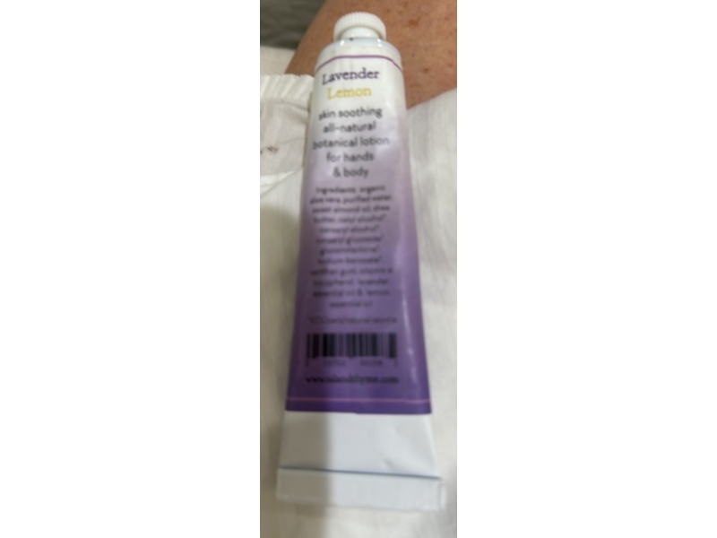 Island Thyme Hand & Body Lotion, Lavender Lemon, 1.8 fl oz/53 mL