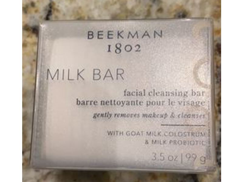 Beekman 1802 Facial Cleansing Bar, Milk Bar, 3.5 oz/99 g