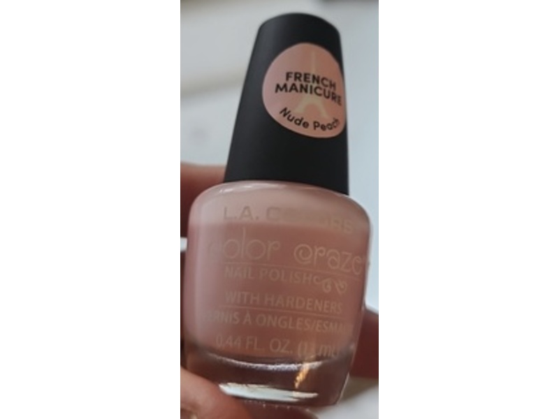 L.A Colors Color Craze Nail Polish, Nude Peach, 0.44 fl oz/13 mL