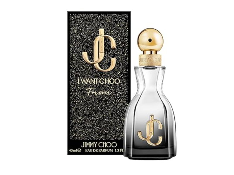 Jimmy Choo I Want Choo Forever Eau De Parfum, Black Glitter, 1.3 fl oz/40 mL