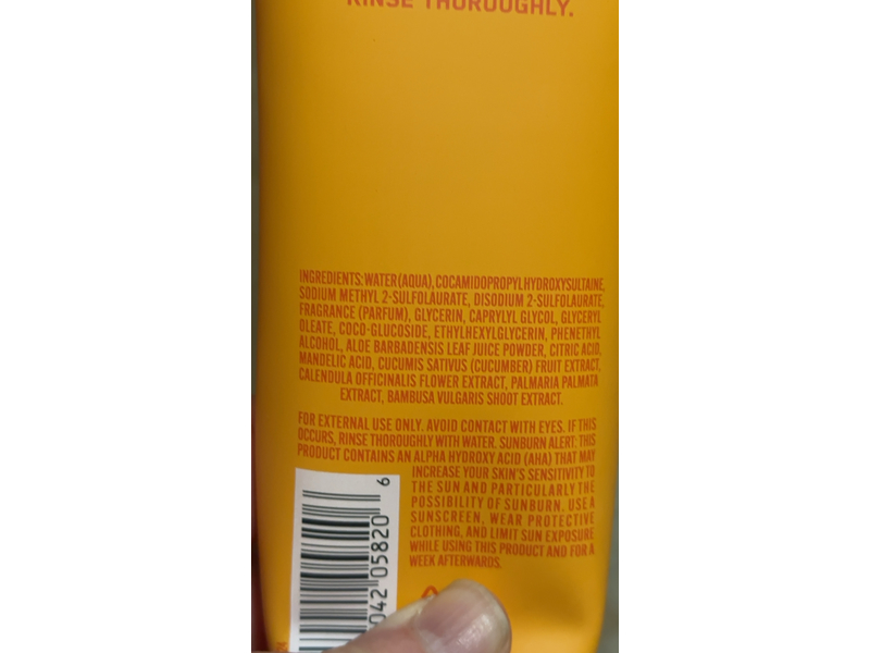 Mando Body Wash, Bourbon Leather, 8.5 fl oz/250 mL