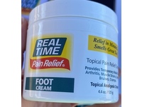 Real Time Pain Relief Topical Analgesic Foot Cream, 4.4 oz/125 g - thumbnail 2