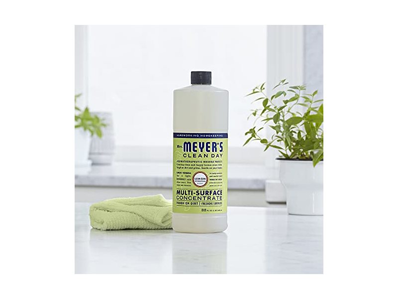 Mrs. Meyer's Multi-Surface Cleaner Concentrate, Lemon Verbena, 32 fl. oz