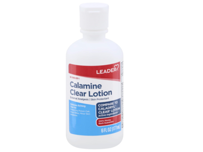 Leader Calamine Clear Lotion, 6 fl oz/177 mL