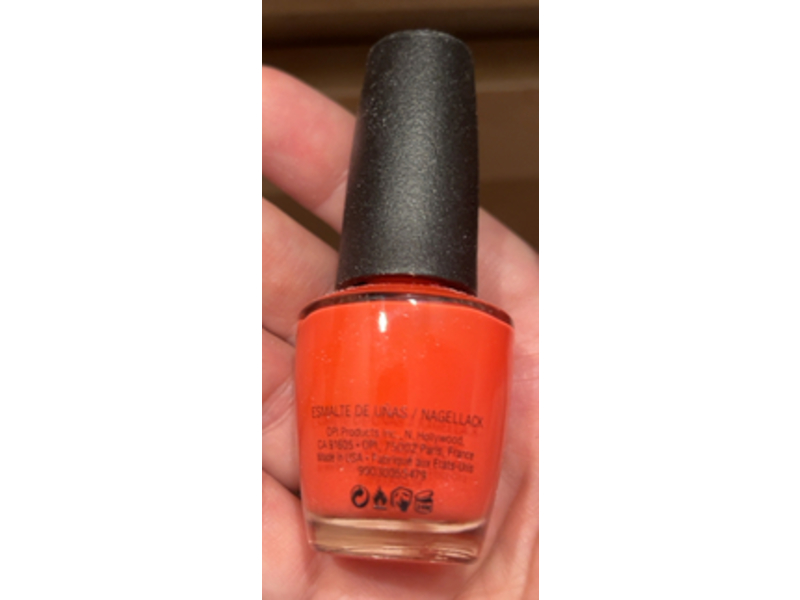 O.P.I Nail Lacquer, Tempura-Ture Is Rising, 0.5 fl oz/15 mL