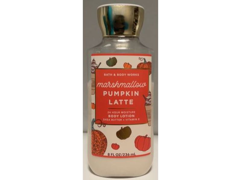 Bath & Body Works Body Lotion, Marshmallow Pumpkin Latte, 8 fl oz/236 mL
