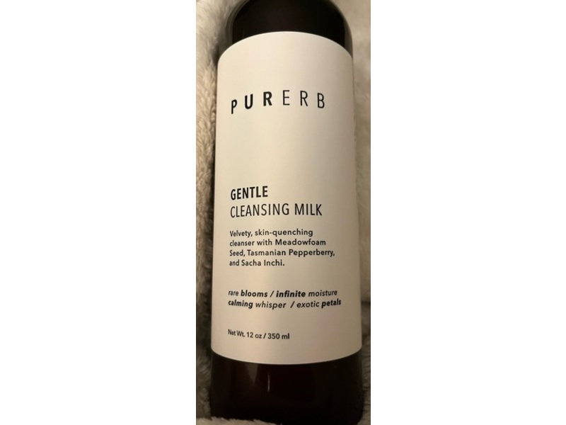 PurErb Gentle Cleansing Milk, 12 oz/350 mL