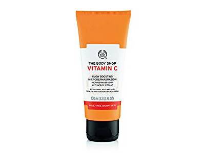 The Body Shop Vitamin C Glow Boosting Microdermabrasion, 3.3 fl oz