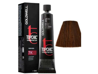 Goldwell Topchic Hair Color, 7K Copper Blonde, 2.1 fl oz/60 g