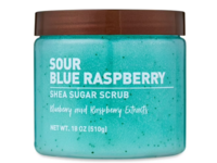Equate Sour Blue Raspberry Shea Sugar Scrub, Blueberry & Raspberry Extracts, 18 oz/510 g - Image 2
