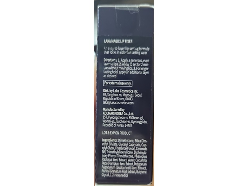 Laka Magic Lip Fixer, 0.12 fl oz/3.7 mL