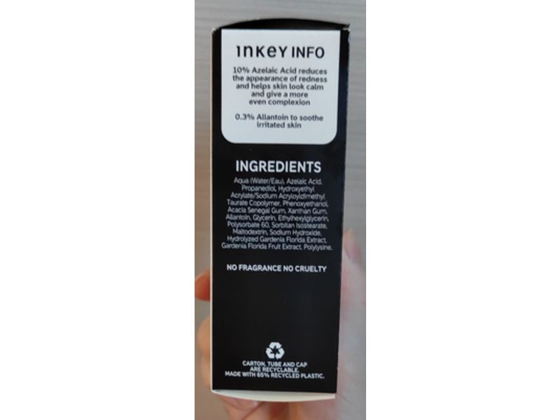 The Inkey List Redness Relief Solution Serum, 10% Azelaic Acid, 1.0 fl oz/30 mL