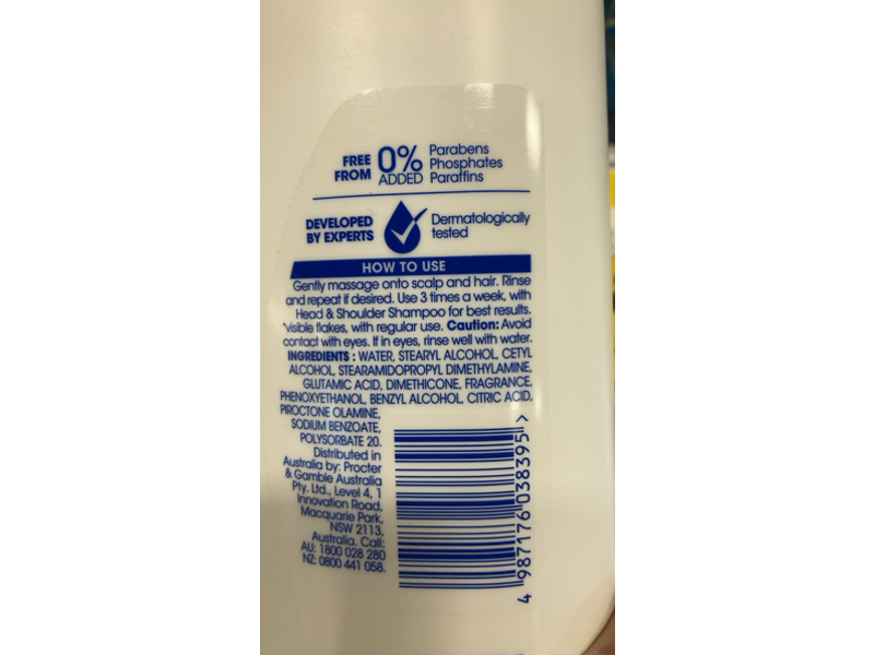 Head & Shoulders Smooth & Silky Anti Dandruff Conditioner, 400 mL