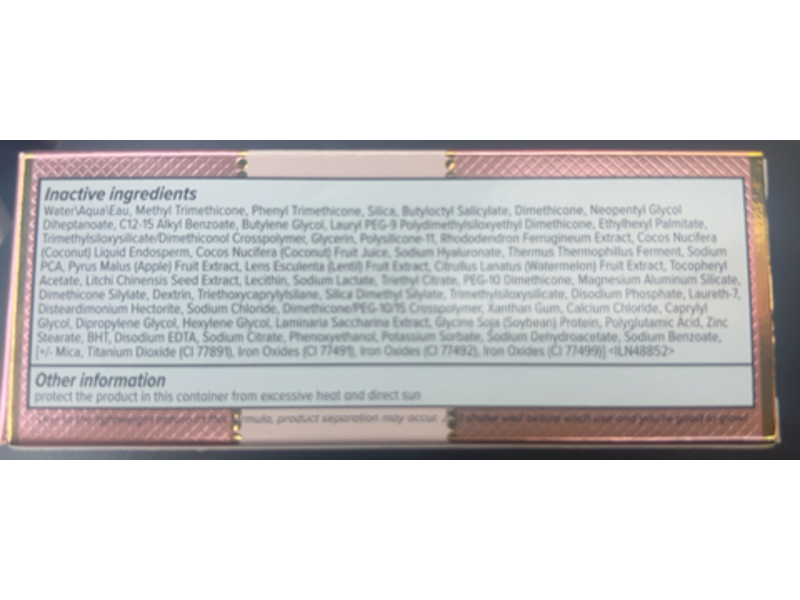 Too Faced Born This Way Healthy Glow Skin Tint, Porcelain, SPF 30, 2 fl oz/60 mL