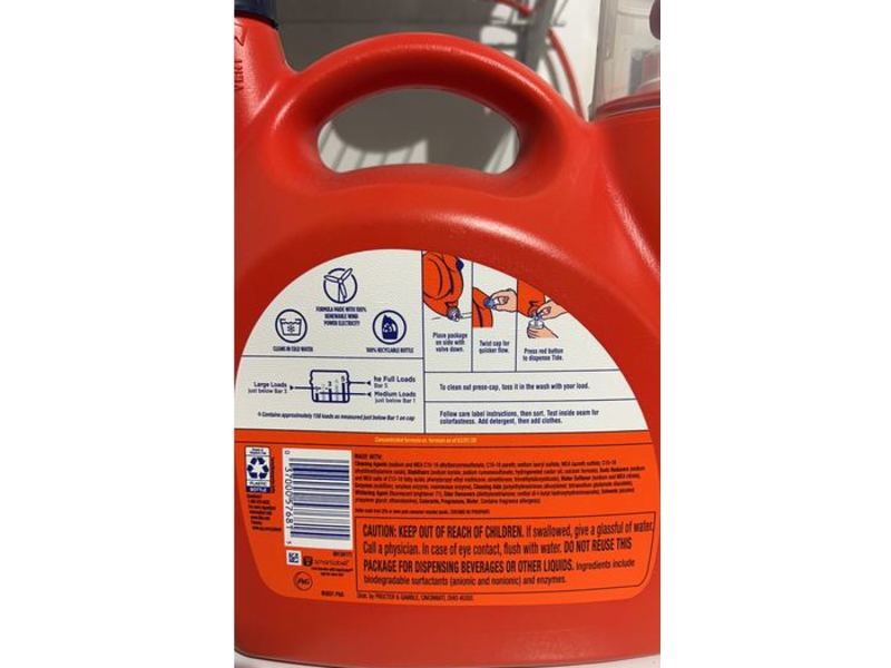 Tide Ultra Concentrated Liquid Laundry Detergent, Original, 158 Loads, 208 fl oz/6.5 L