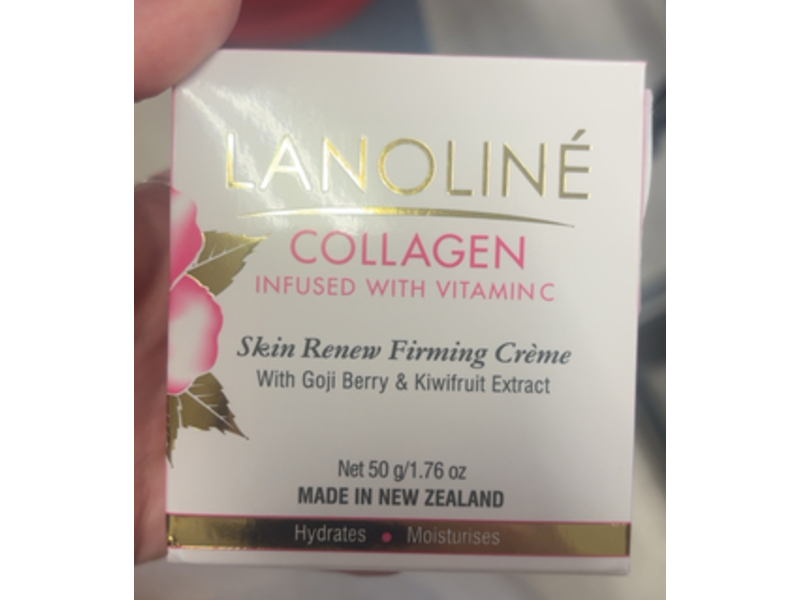Lanoline Collagen Skin Renew Firming Creme, Vitamin C, 1.76 oz/50 g