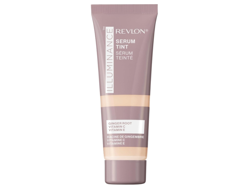 Revlon Illuminance Serum Tint, 117 Light Beige, Ginger Root, Vitamin C & Vitamin E, 0.94 fl oz/28 mL