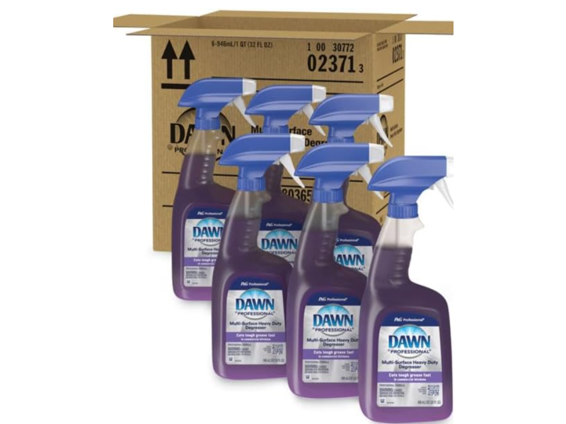 Dawn Professional Multi-Surface Heavy Duty Degreaser, Fresh Scent, 32 fl oz/946 mL, Pack Of 6