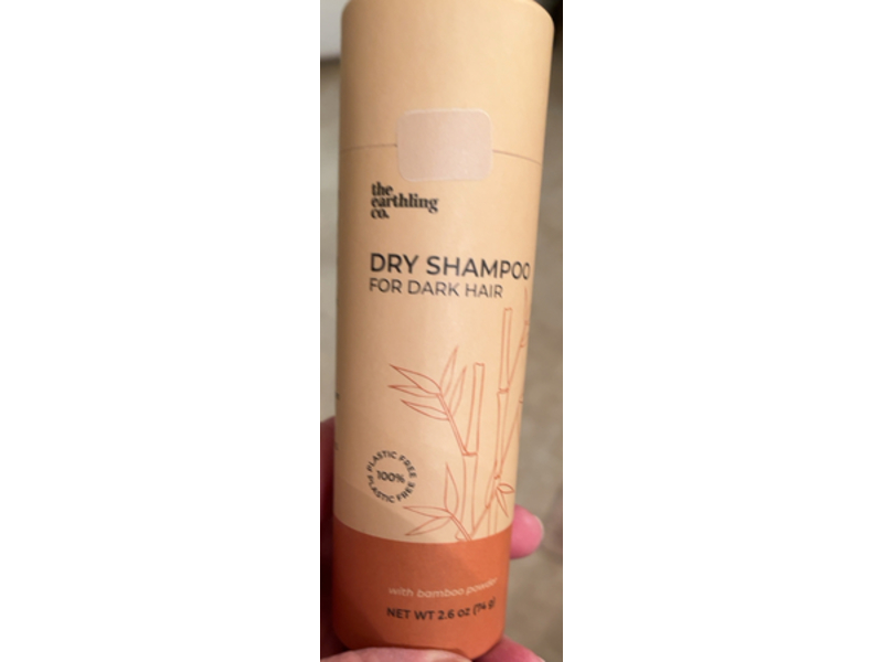 The Earthling Co. Dry Shampoo, Dark Hair, 2.6 oz/74 g