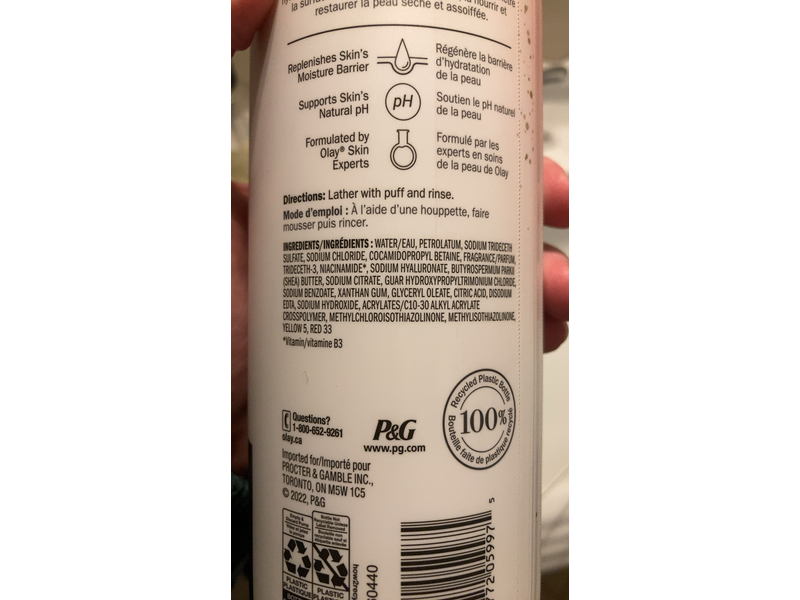 Olay Hydrating Body Wash, Hyaluronic Acid, 591 mL