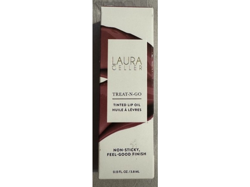 Laura Geller Treat-N-Go Tinted Lip Oil, Deep Wine, 0.13 fl oz/3.8 mL