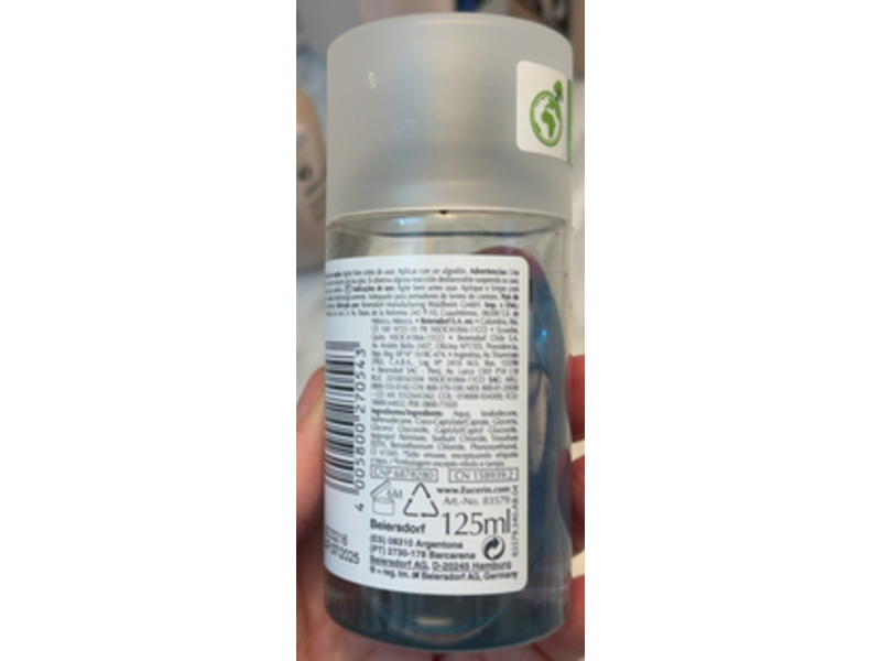 Eucerin Dermato Clean Biphasic Eye Make-Up Remover, 125 mL