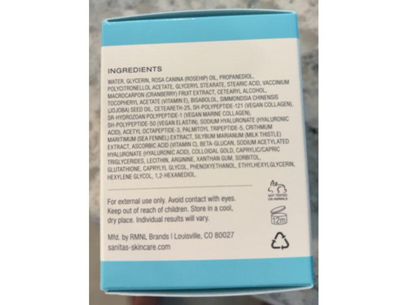 Sanitas Collagen + Elastin Face Cream, 1 oz/30 g
