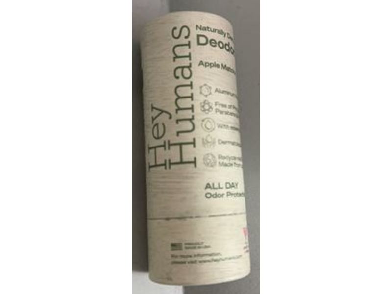 Hey Humans Natural Deodorant, Apple Matcha, 2 oz/56 g