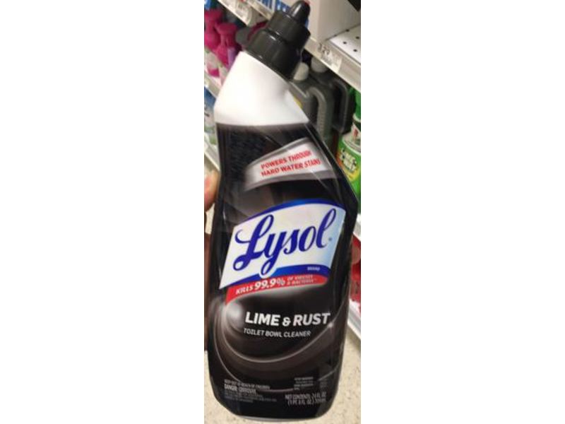 Lysol Power Lime And Rust Toilet Bowl Cleaner, 24 fl oz