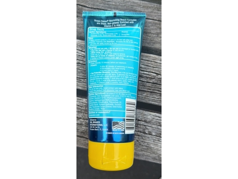 Ocean Potion Sunscreen Lotion, SPF 30, 6.8 fl oz/201 mL