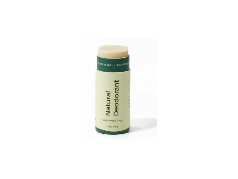 Oliver Flynn Natural Deodorant, Cedarwood Sage, 2 oz/60 g