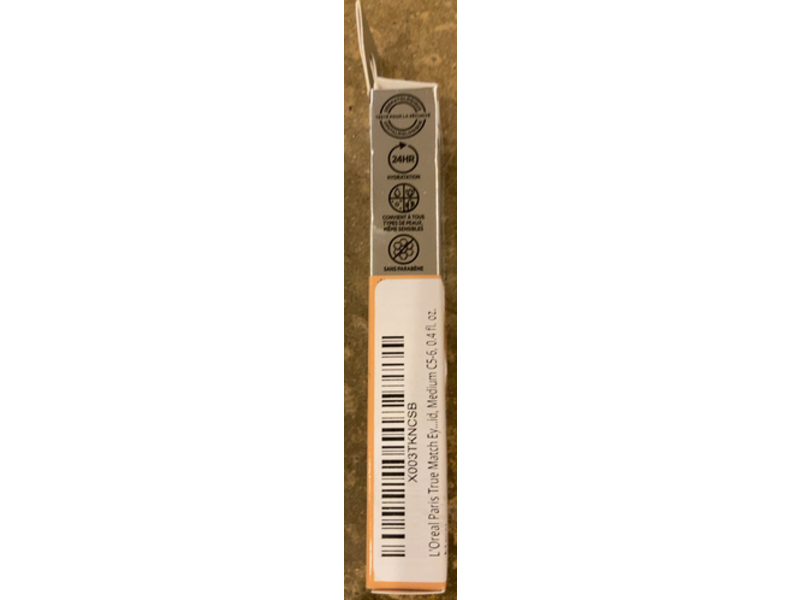 L'Oreal Paris True Match Eye Cream in a Concealer, C 5-6 Medium, 0.4 fl oz/ 12 mL