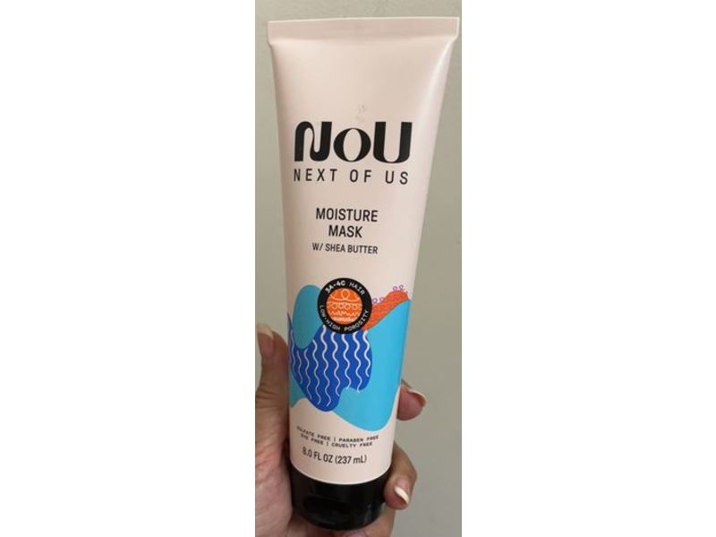 NOU Moisture Mask, Shea Butter, 8.0 fl oz/237 mL