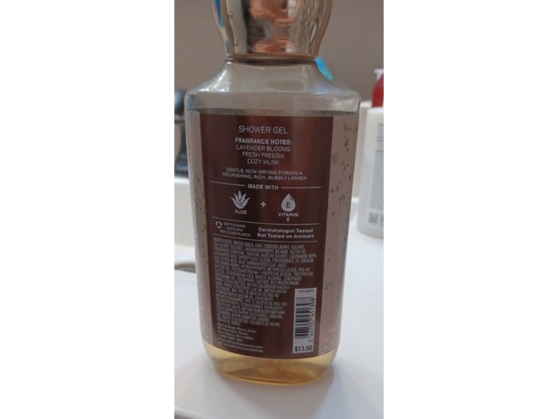 Bath & Body Works Shower Gel, Cozy Evening, 10 fl oz/295 mL