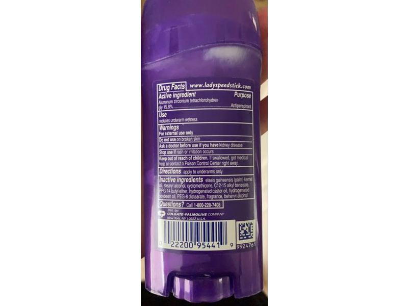 Lady Speed Stick Shower Fresh, Invisible Dry, 2.3 oz/65 g