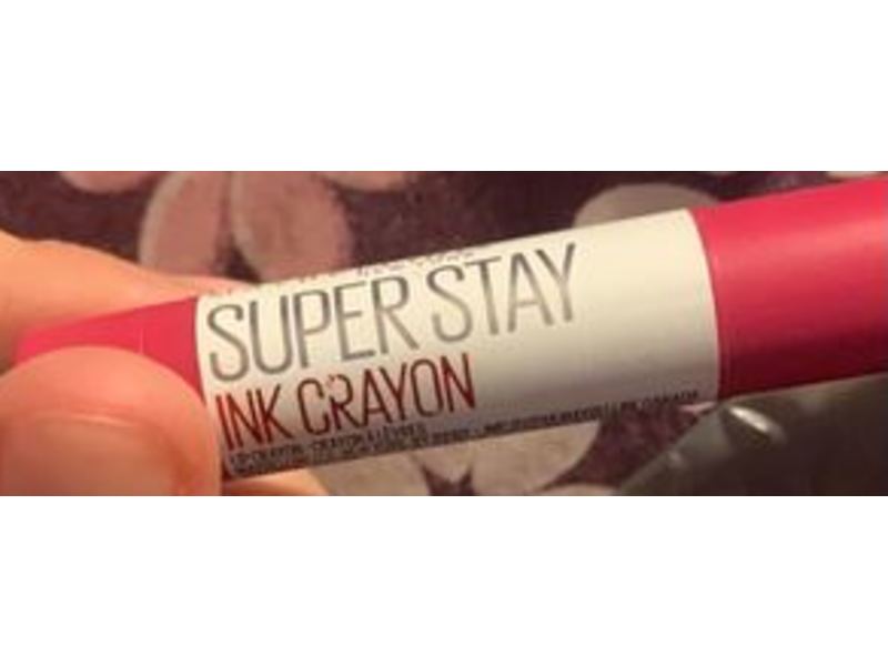 Maybelline New York Superstay Ink Crayon Lipstick, Matte Longwear Lipstick, Treat Yourself, 0.04 oz