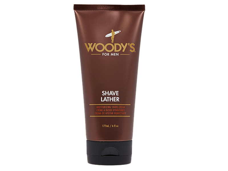 Woody's Moisturizing Shave Cream Lather, 6 fl oz/177 mL