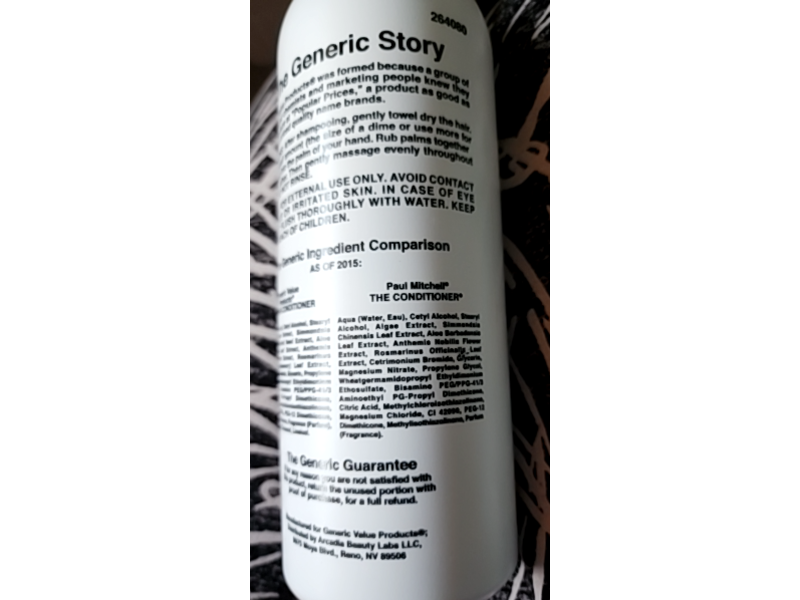 Generic Value Products Leave-In Conditioner, 33.8 fl oz/1 L