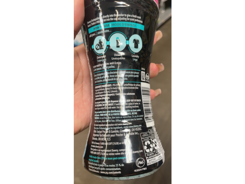 Downy Unstopables In-Wash Scent Booster, Fresh, 5.7 oz/161 g