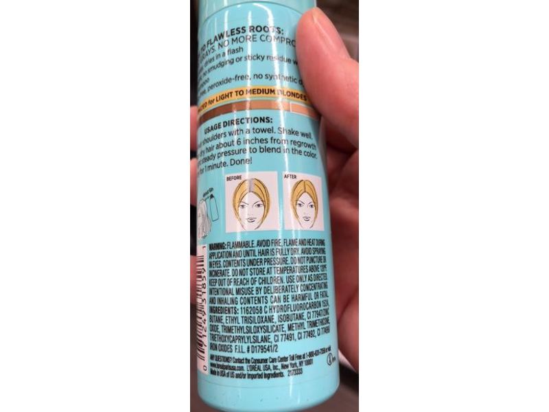 L'Oreal Paris Magic Root Cover Up, Light to Medium Blonde, 2 oz