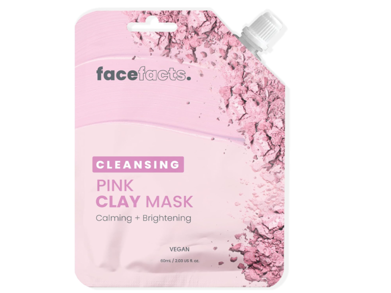 Face Facts Cleansing Pink Clay Mask, 2.03 fl oz/60 mL