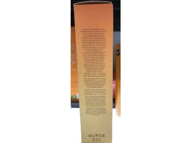 Kora Organics Turmeric Glow Foaming Cleanser, 5.07 fl oz/150 mL