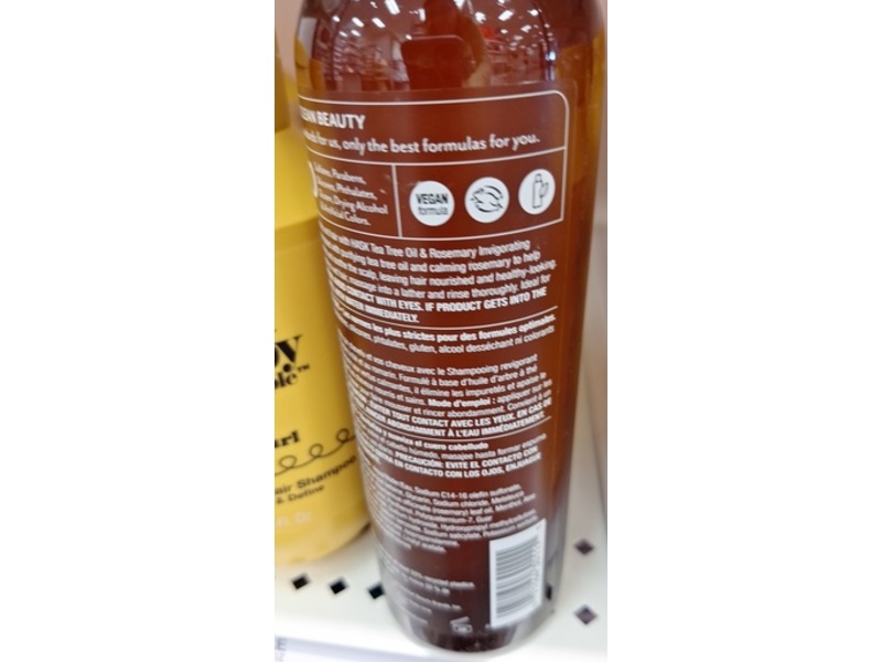 Hask Refreshes & Soothing Scalp Shampoo, Tea Tree + Rosemary, 12 fl oz/366 mL