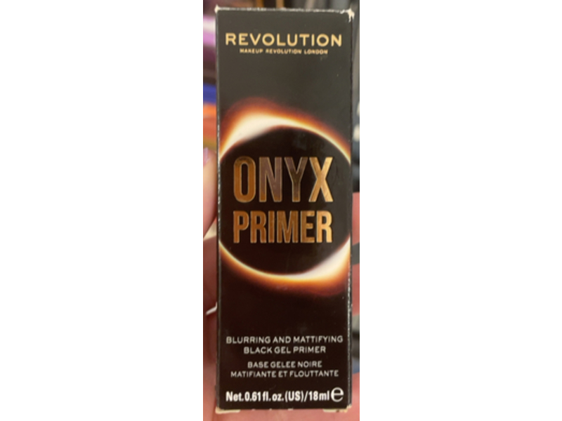 Revolution Onyx Gel Primer, Black, 0.61 fl oz/18 mL