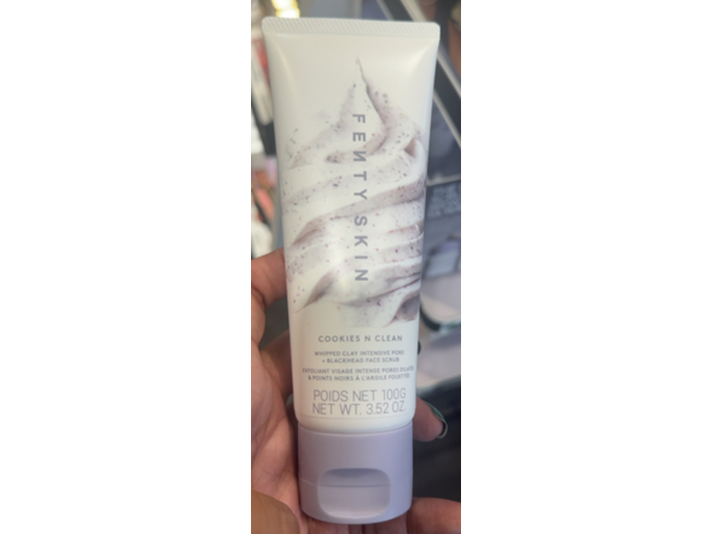 Fenty Skin Cookies N Clean Whipped Clay Intensive Pore + Blackhead Face Scrub, 3.52 oz/100 g