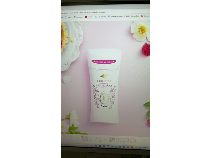 Dove Limited Edition Bridgerton Antiperspirant & Deodorant Stick, Raspberry Rendezvous, 2.6 oz